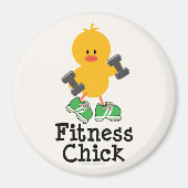 Fitness Chick Magnet (Voorkant)