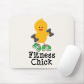 Fitness Chick Mousepad Muismat (Met muis)
