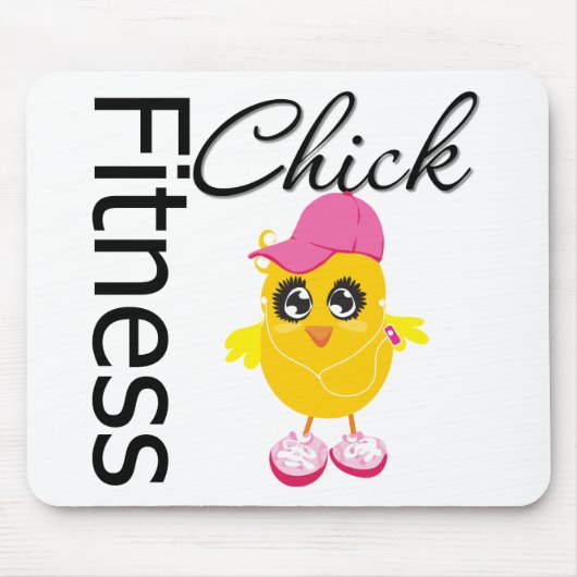 Fitness Chick Muismat (Voorkant)