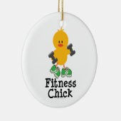 Fitness Chick Ornament (Rechts)