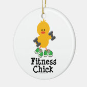 Fitness Chick Ornament (Links)