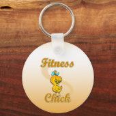 Fitness Chick Sleutelhanger (Voorkant)