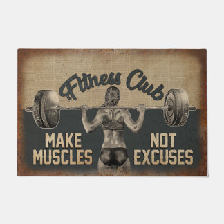 Fitness Club doormat, Gym Room Deurmat