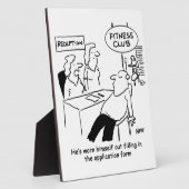 Fitness Club Member is Worn Out Fotoplaat (Zijkant)