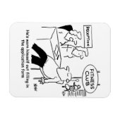 Fitness Club Member is Worn Out Magneet (Horizontaal)