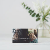 Fitness Club Personal Trainer Bodybuilder Sport Visitekaartje (Staand voorkant)