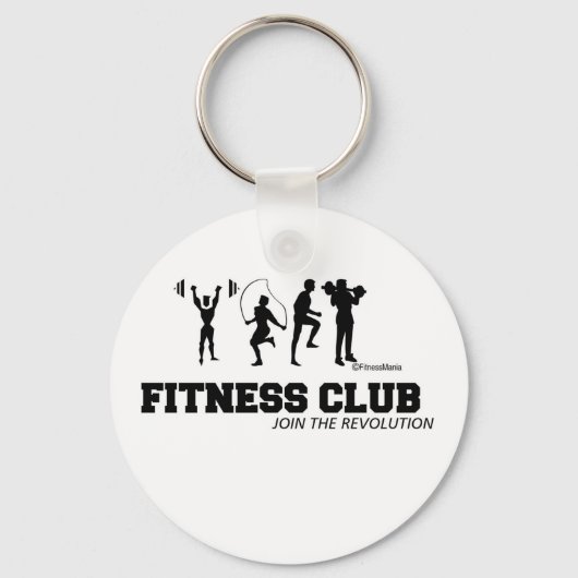 FITNESS CLUB SLEUTELHANGER (Voorkant)
