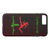 Fitness Coach Personal Trainer Jumping Vrouw Case-Mate iPhone Case (Achterkant (Horizontaal))