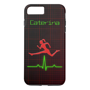 Fitness Coach Personal Trainer Jumping Woman Case-Mate iPhone Case