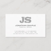 Fitness Coach Personal Trainer Modern Professionee Visitekaartje (Achterkant)