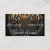 Fitness Coach Professional Elegant Pearl Finish Visitekaartje (Achterkant)