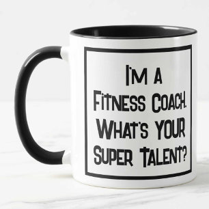 Fitness Coach Super Talent. Mok met twee toonkoffi