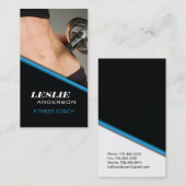 FITNESS COACH-VISITEKAARTJE VISITEKAARTJE (Voorkant / Achterkant)