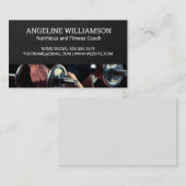 Fitness Coach | Vrouw- en bedrijfsgewicht Visitekaartje (Voorkant / Achterkant)