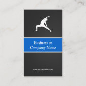 Fitness Coach - Yoga Creative Innovative Visitekaartje (Achterkant)