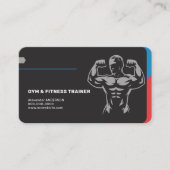 Fitness & Conditietrainer Visitekaartje (Voorkant)