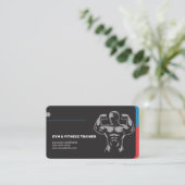 Fitness & Conditietrainer Visitekaartje (Staand voorkant)