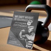 Fitness Crossfit Gewichtstraining Verjaardagsfeest Kaart