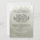 Fitness Curl Bar Sparkle Wedding Kaart (Voorkant)