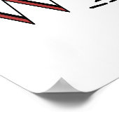 Fitness Dancer Motivatie Citaat Poster (Hoek)