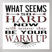 Fitness Dancer Motivatie Citaat Poster (Voorkant)