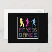 Fitness Dans Gym Dancing Workout Sport Gift Idee Briefkaart (Voorkant / Achterkant)