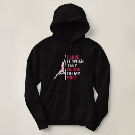 Fitness danser dansinstructeur hoodie (Design voorkant)