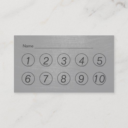 Fitness Dark Monogram Loyalty Punch (Achterkant)