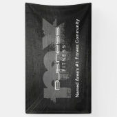 Fitness Dark Monogram Professional Spandoek (Verticaal)