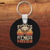 Fitness Deer In My Zer Deer Hunting  Sleutelhanger (Voorkant)