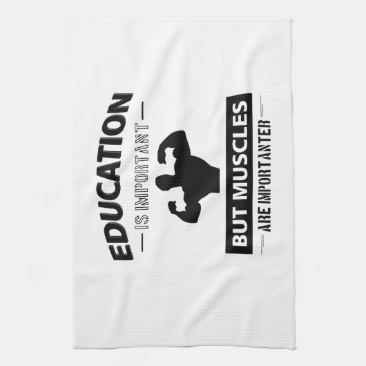 fitness design theedoek (Verticaal)