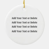 Fitness! Dieet! Oefening! inrichting Keramisch Ornament (Achterkant)