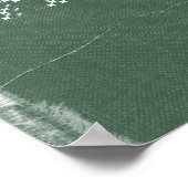 Fitness Discipline Poster in Green Denim (Hoek)