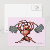 Fitness Diva Briefkaart (Voorkant / Achterkant)