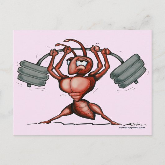 Fitness Diva Briefkaart (Voorkant)