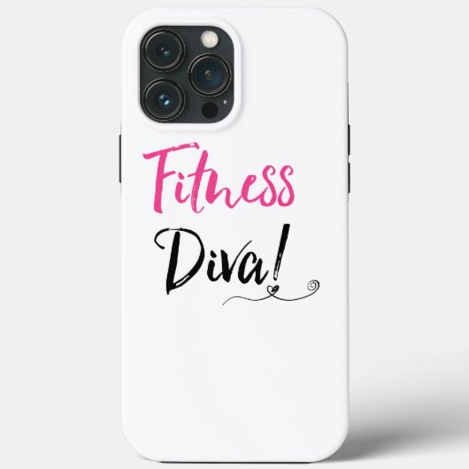 "Fitness Diva!" Case-Mate iPhone Case (Achterkant)