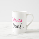 "FITNESS DIVA" PORSELEIN KOP (Rechts)