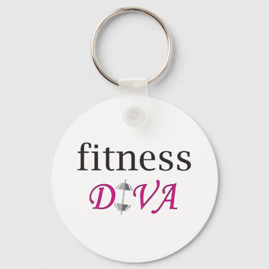 Fitness Diva Sleutelhanger (Voorkant)