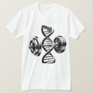 Fitness DNA Helix Hantels T-Shirt