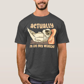 Fitness Dog Funny Lazy Puppy Workout T-shirt