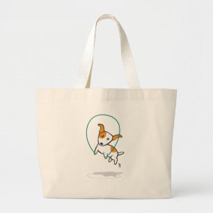 fitness dog - gym bag grote tote bag