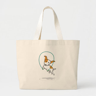 fitness dog - gym bag grote tote bag