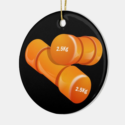 Fitness door SRF Keramisch Ornament (Links)