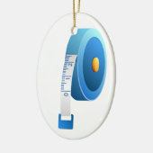 Fitness door SRF Keramisch Ornament (Links)