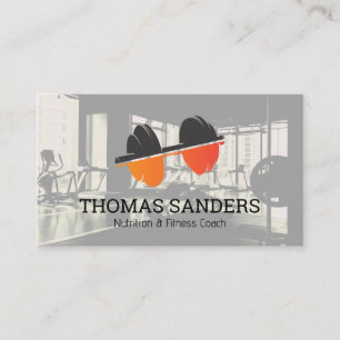 Fitness Dumbbell Logo   Gym   Persoonlijke trainer Visitekaartje
