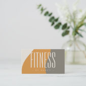 Fitness Earth Tonen Rustiek Visitekaartje (Staand voorkant)