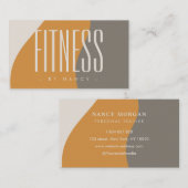 Fitness Earth Tonen Rustiek Visitekaartje (Voorkant / Achterkant)