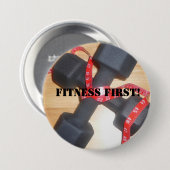 Fitness eerste Button (Voorkant /achterkant)