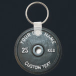 fitness - eigenaar of gebruiker fitness - funny sleutelhanger<br><div class="desc">Gym Eigenaar of Gebruikershynheid Funny dark grijy round weegplate afbeelding met aangepaste curved gym name text - ideaal geschenk voor die liefdeswerk,  fitness en bodybuilding,  of gewoon graag gymnasium</div>