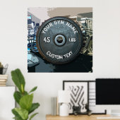  fitness - eigenaar of gebruiker fitness - gym 45  poster (Thuiskantoor)